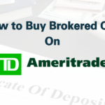 how to buy cds on td ameritrade