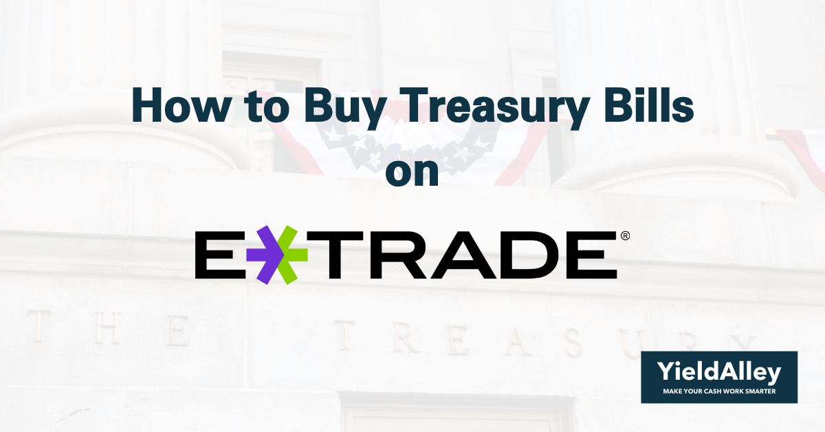 how to buy treasury bills on etrade